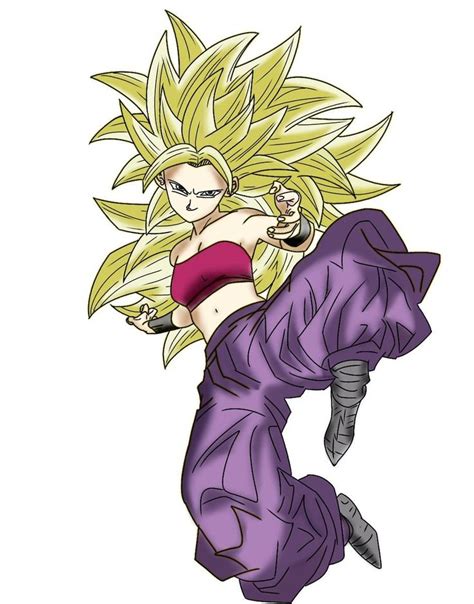 Caulifla Super Saiyajin Fase 3 Dragon Ball Akira Dragon