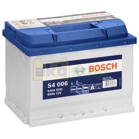 Аккумулятор BOSCH 0092S40060 60Ah 540A купить В наличии