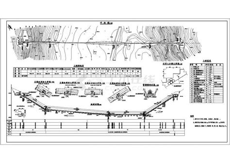 某水利工程灌溉渠道倒虹吸结构布置图水利质量控制土木在线