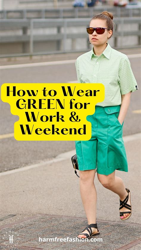 How to Wear Green Like a Style Pro: Work & Weekend Fit Ideas