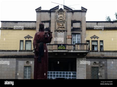 ETHIOPIA , Addis Ababa, , old smaller palace of emperor Haile Selassie ...