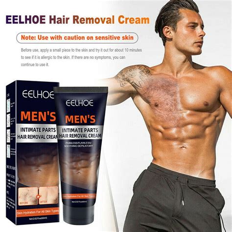 Hair Removal Cream for Men - Leg & Pubic & Bikini Hair Removal Premium ...