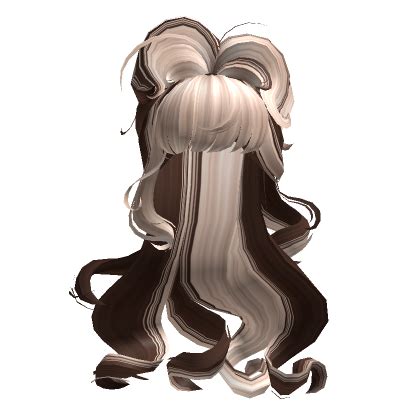 Royal Curly Updo W Bangs Brown Platinum Roblox Item Rolimon S