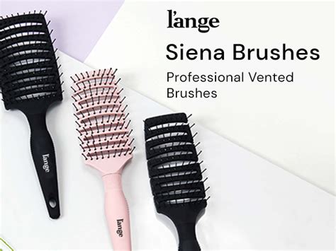 Mua L Ange Hair Siena Flexi Curved Vented Hair Brush Detangle Brush With Nylon Bristles Best