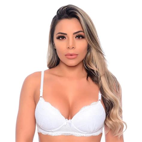 Suti Em Renda Bojo Bolha Patitex Branco Gg Para Conforto Sex