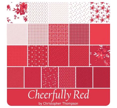 Riley Blake Cheerfully Red Fq Bundle Dianne Sews And More