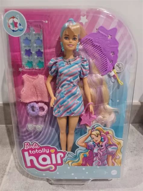 Barbie Blonde Ultra Chevelure Totally Hair Cheveux Tr S Longs Coiffure Hcm Eur Picclick Fr