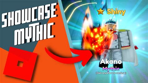 SHOWCASE DO NOVO MYTHIC AKAINU SHINY Anime Adventures Roblox