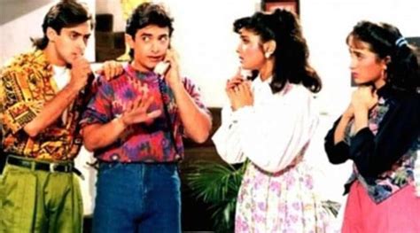 When Raveena Tandon said Salman Khan, Aamir tied her and Karisma Kapoor together to make them ...