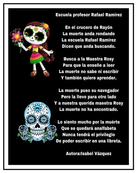 Calaveras Literarias In English