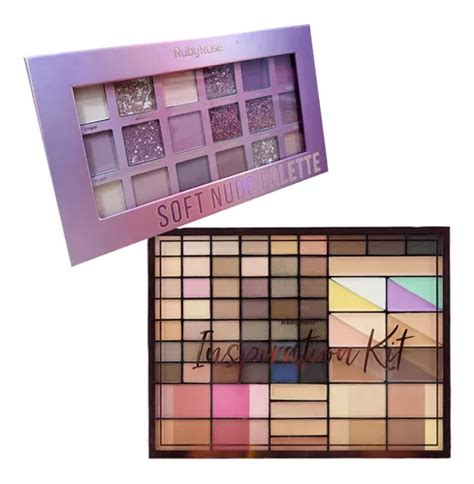 Paleta De Sombras Ruby Rose Soft Nude Inspiration Kit Frete Gr Tis