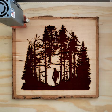 Hiking Along The Treeline SVG File for Cricut and Silhouette