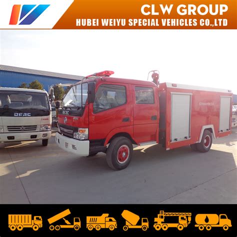 Tender Tons Fire Fighter Vehicle Dongfeng Liters Water Tank Fire