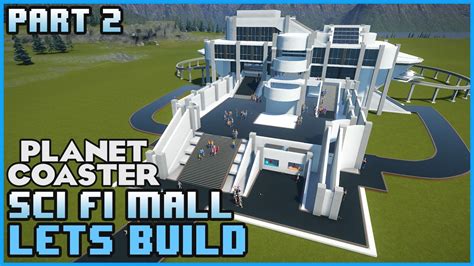 Sci Fi Shopping Center And Monorail Station Part 2 Lets Build 03