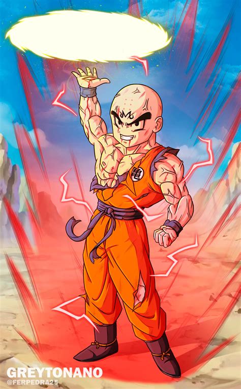 Majin Krillin V2 By Greytonano On Deviantart