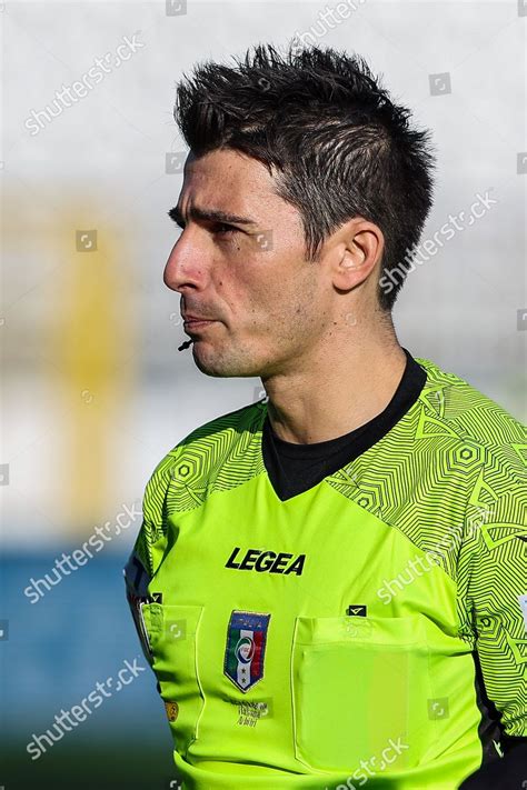 Referee Alessandro Prontera Seen During Serie Editorial Stock Photo