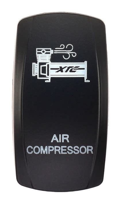 XTC Power Products Dash Switch Rocker Face Air Compressor Cycle Gear