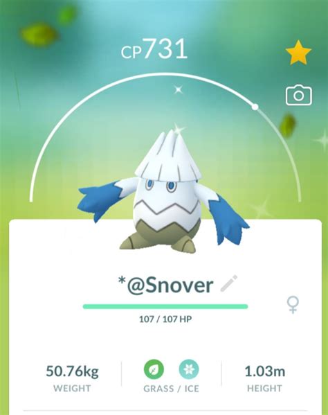 Shiny Snover: Pokemon Go, Video Gaming, Gaming Accessories, In-Game Products on Carousell