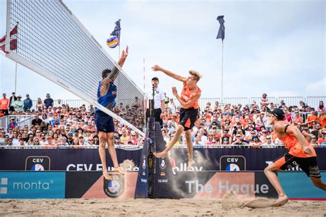 Brons voor Immers/Van de Velde op EK Beachvolleybal in eigen land