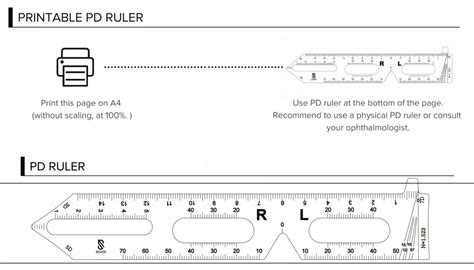 Pd Measurement Ruler Printable