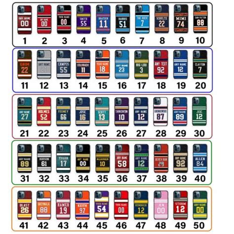 Football Jersey Design Personalized Phone Cases For Iphone Samsung