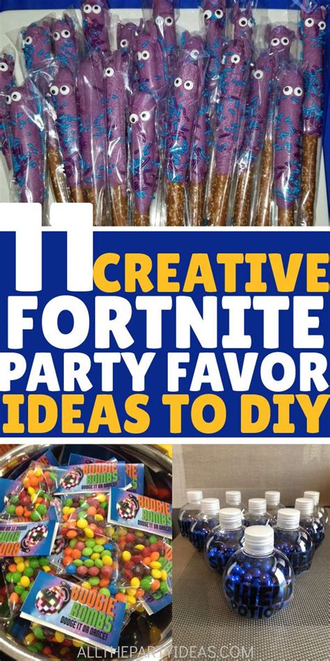 11 Diy Fortnite Party Favors Free Printables