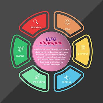 Business And Finance Infographics A Vector Template Featuring