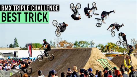 BMX TRIPLE CHALLENGE BEST TRICK Anaheim 2024 Our BMX