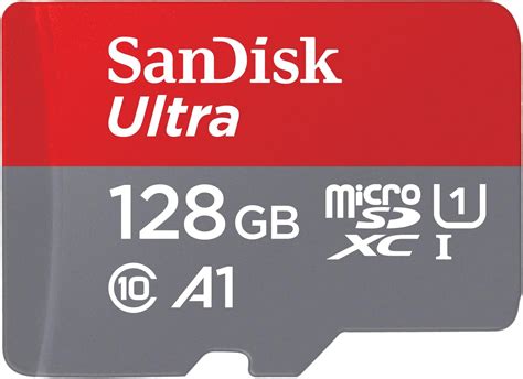 SanDisk Ultra 128GB microSDXC UHS I 140MB s R cartão de memória