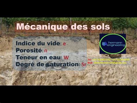 Introduction A La M Canique Des Sols Porosite Indice Des Vides