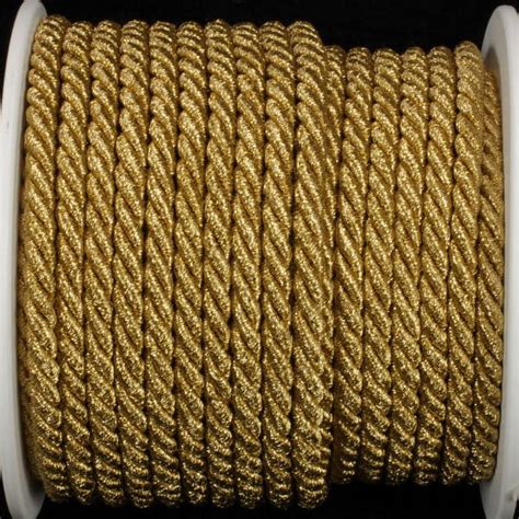 The Ribbon People Gold Metalized Braided Cording Craft Ribbon X