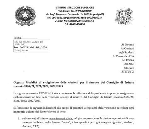 Eolie News Le Modalit Di Svolgimento Delle Elezioni Per Il Rinnovo