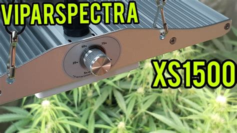 Viparspectra Xs1500 Led Grow Light Unboxing Specs Setup Youtube