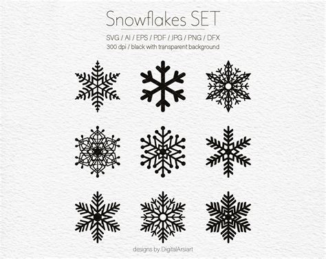 Snowflake Svg Holiday Svg Snow Svg New Years Svg Snowflake Png Etsy