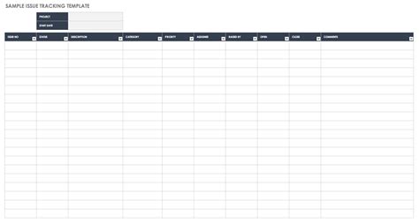 Issue Tracker Template Google Sheets - prntbl.concejomunicipaldechinu ...