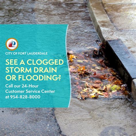 BD On Twitter RT FTLCityNews See A Clogged Storm Drain Or An