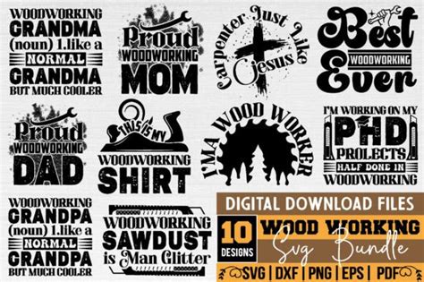 Woodworking Svg Bundle Graphic By Binasvgbundle Creative Fabrica