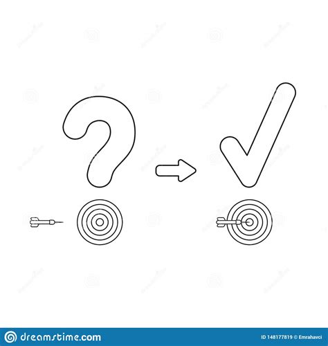 Concepto Del Icono Del Vector De Signo Y De Marca De Verificaci N De