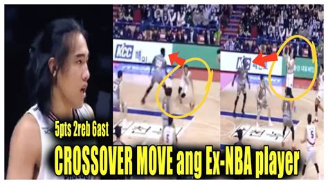 Binura Ni Miguel Oczon Gamit Ang Kanyang Crossover Move Ang Ex Nba