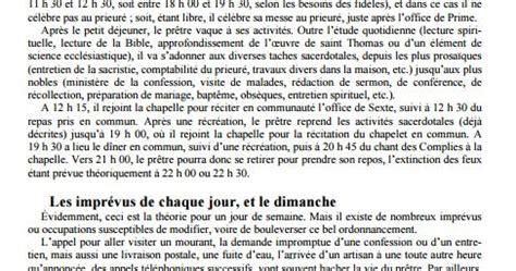 Tradinews Lettre A Nos Fr Res Pr Tres Fsspx La Journ E D Un Pr Tre