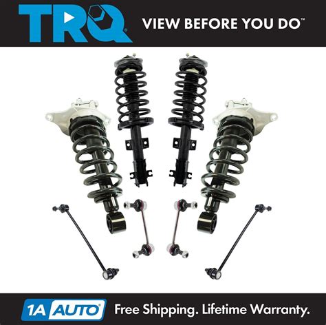 Trq Front Rear Complete Quick Loaded Strut Spring Assembly Shock Sway