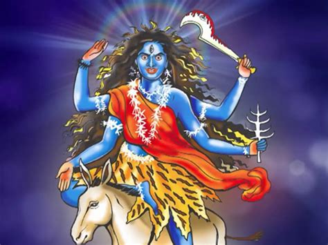 7th Day Of Shardiya Navratri Maa Kalaratri Puja In Hindi महा सप्तमी के