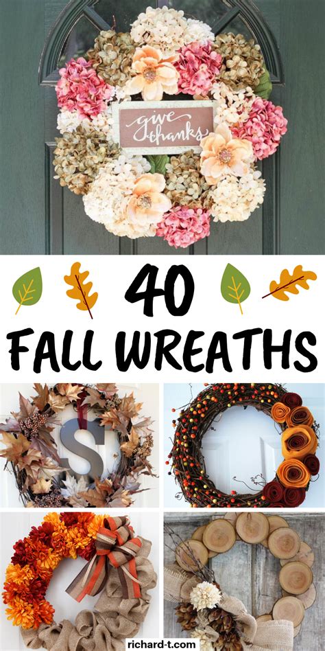 40 Easy Diy Fall Wreaths You Can Make At Home Fall Wreaths Fall