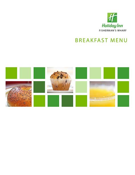 Holiday Inn Breakfast Menu on Behance