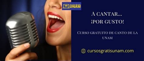 Curso De Canto Gratis Cursos Gratis Unam