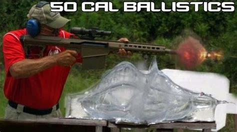 Video - BARRETT .50 CAL vs. BALLISTICS GEL! 50 BMG ballistics testing in SUPER SlowMo (4K) | VS ...