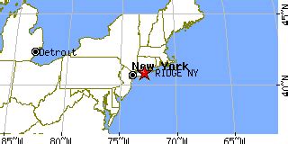 Ridge, New York (NY) ~ population data, races, housing & economy