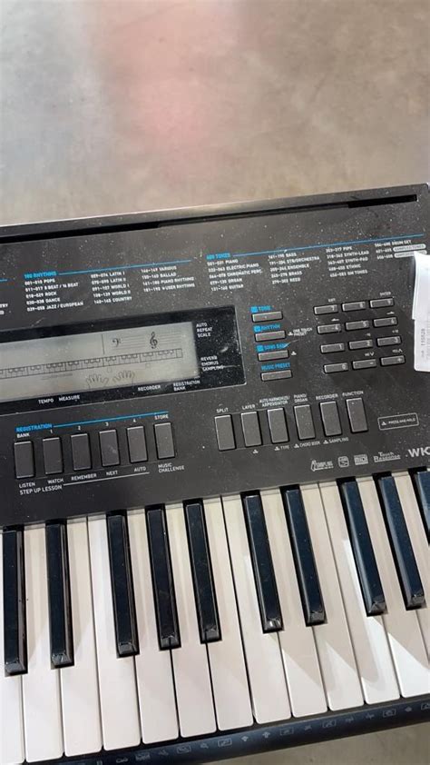 Casio Wk 245 Electronic Keyboard With Folding Stool Working Big Valley Auction