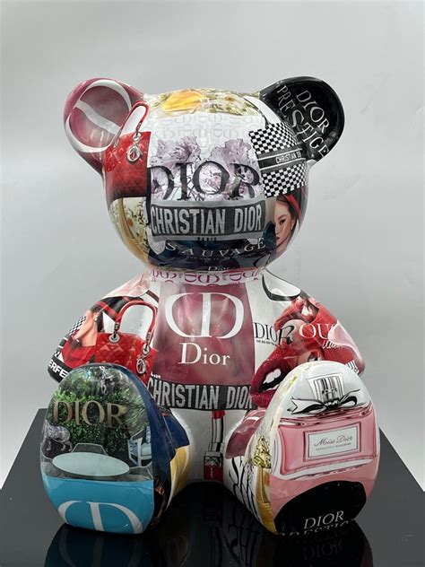 Naor Sculpture Teddy Pop Art Dior Cm Resin Catawiki