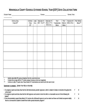 Esy Data Collection Forms Fill And Sign Printable Template Online